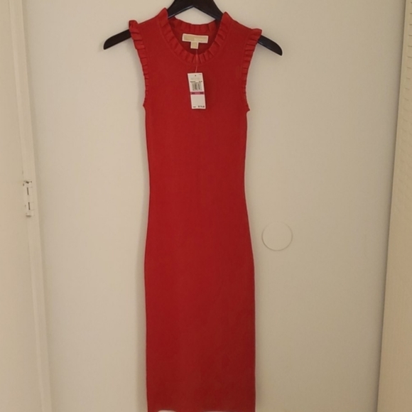 NWT Michael Kors Ribbed Dress - xxs - Picture 3 of 8